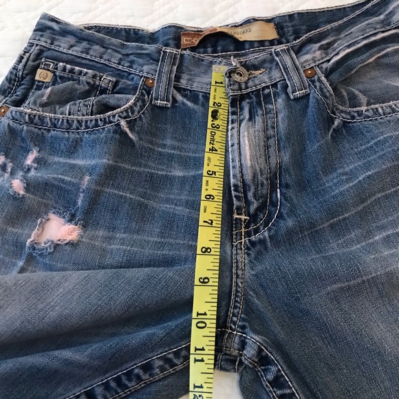 Big Star Purposely Distressed Vanguard Relaxed Jeans Size 34L - Picture 8 of 13